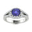 14KT Gold Tanzanite and Diamond Ladies Ring (Tanzanite 1.44 cts. White Diamond 0.49 cts.)