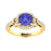 14KT Gold Tanzanite and Diamond Ladies Ring (Tanzanite 1.54 cts White Diamonds 0.40 cts)