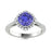 14KT Gold Tanzanite and Diamond Ladies Ring (Tanzanite 1.67 cts. White Diamond 0.56 cts.)