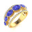 14KT Gold Tanzanite and Diamond Ladies Ring (Tanzanite 2.11 cts. White Diamond 0.42 cts.)
