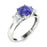 14KT Gold Tanzanite and Diamond Ladies Ring (Tanzanite 2.31 cts. White Diamond 0.14 cts.)
