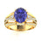 14KT Gold Tanzanite and Diamond Ladies Ring (Tanzanite 3.82 cts. White Diamond 0.87 cts.)
