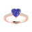 14KT Gold Tanzanite and Diamond Ladies Ring (Tanzanite 4.38 cts White Diamonds 0.50 cts)