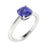 18kt Gold Cushion cut brilliant Tanzanite Ladies Ring (Tanzanite 2.25ct)