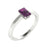 18KT Gold Emerald Cut Alexandrite Ring (Alexandrite 0.93 cts)