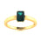 18KT Gold Emerald Cut Alexandrite Ring (Alexandrite 0.93 cts)