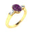 18kt Gold Natural Color Changing Alexandrite and Diamond Ladies Ring (Alexandrite 2.50ct Diamonds 0.20 cts)