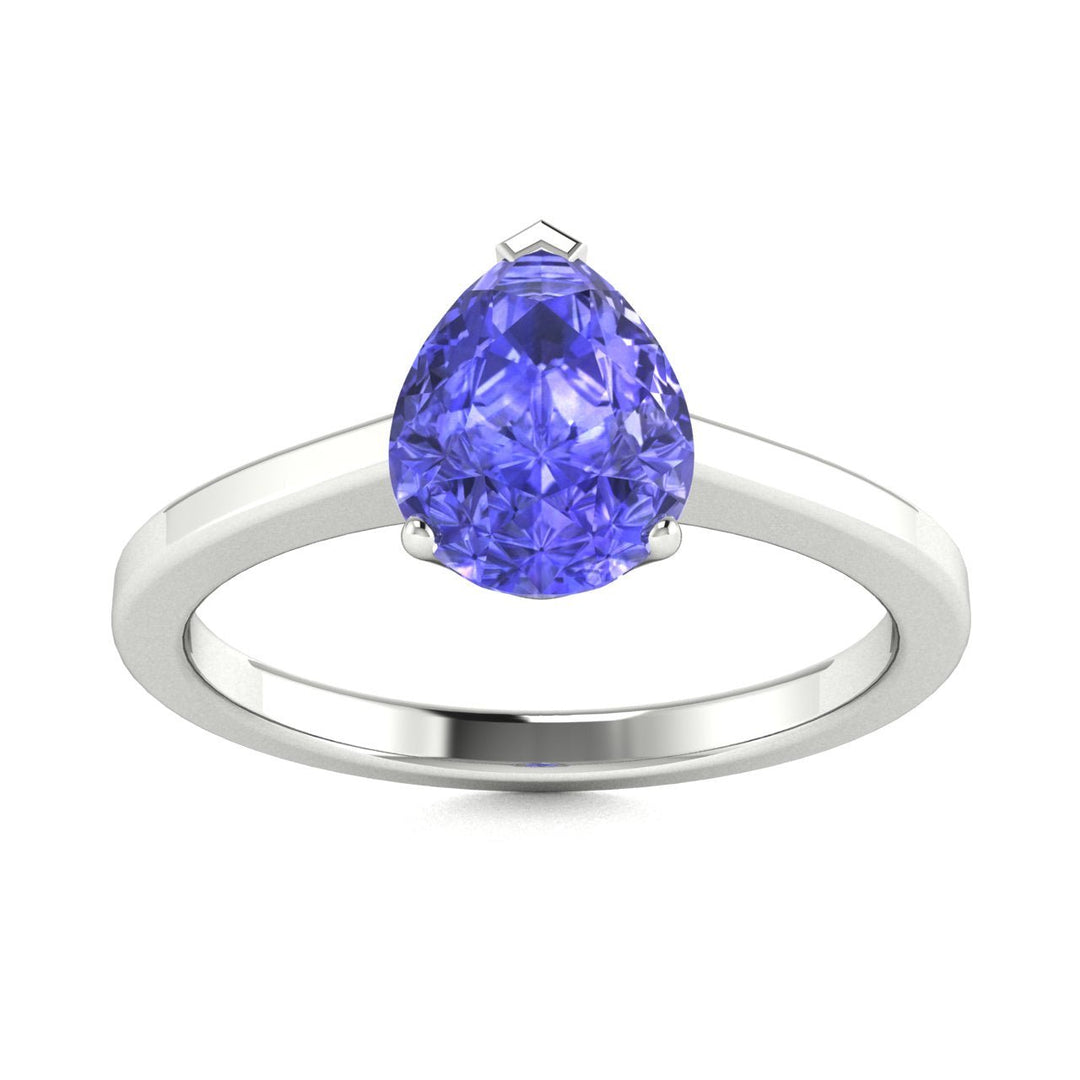 18kt Gold Pear brilliant Tanzanite Ladies Ring (Tanzanite 2.25ct)