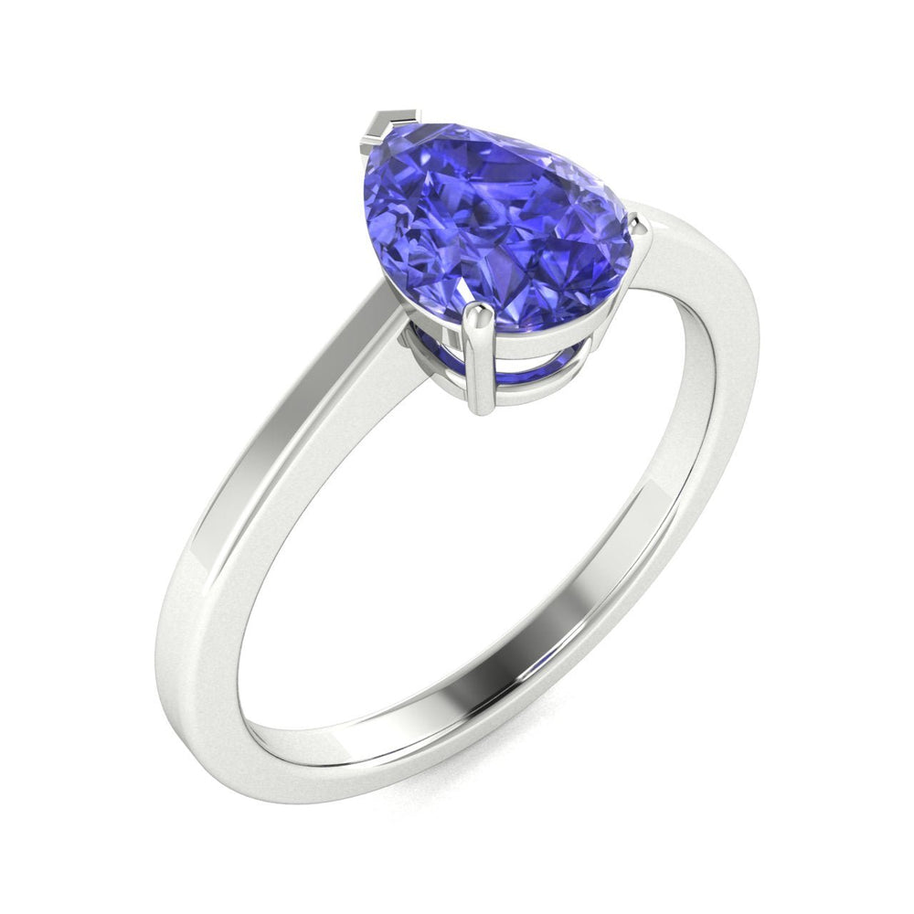 18kt Gold Pear brilliant Tanzanite Ladies Ring (Tanzanite 2.25ct)