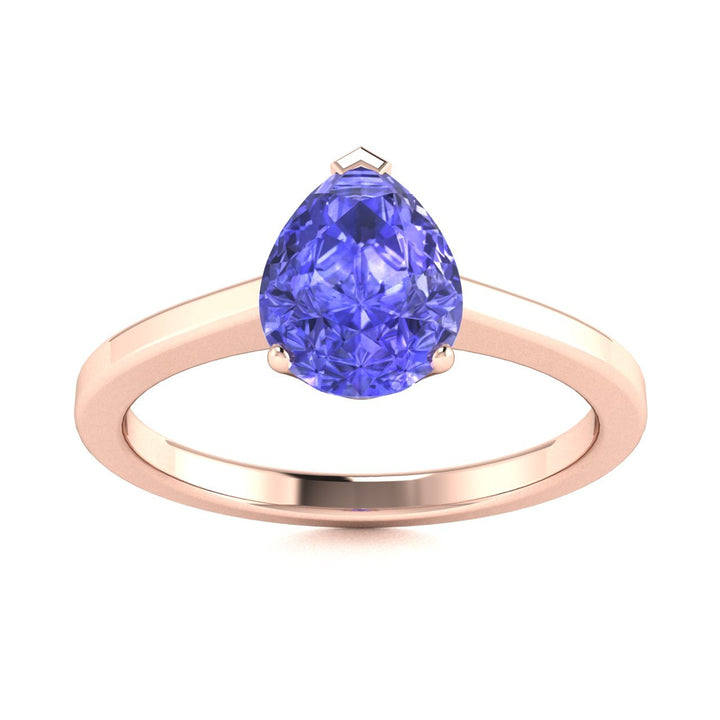 18kt Gold Pear brilliant Tanzanite Ladies Ring (Tanzanite 2.25ct)