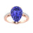 18kt Gold Pear Shaped Tanzanite and Diamond Ladies Ring (Tanzanite 3.25ct Diamonds 0.25 cts)