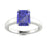 18kt Gold Perfectly Cut Emerald Cut Tanzanite Ladies Ring (Tanzanite 1.50ct)