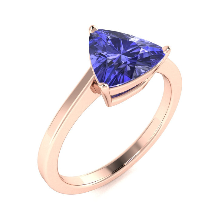 18kt Gold Purple Tanzanite Ladies Ring (Tanzanite 5.50ct)