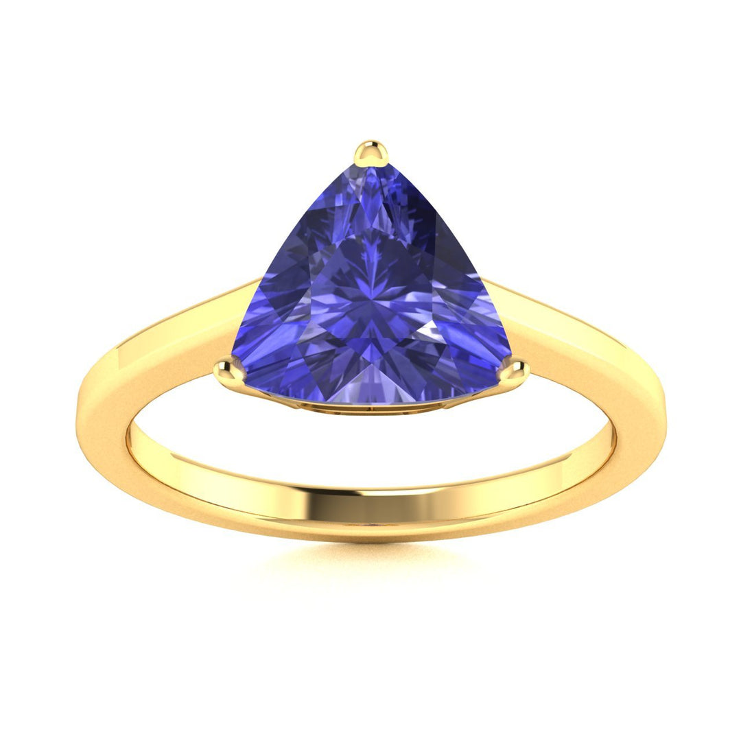 18kt Gold Purple Tanzanite Ladies Ring (Tanzanite 5.50ct)