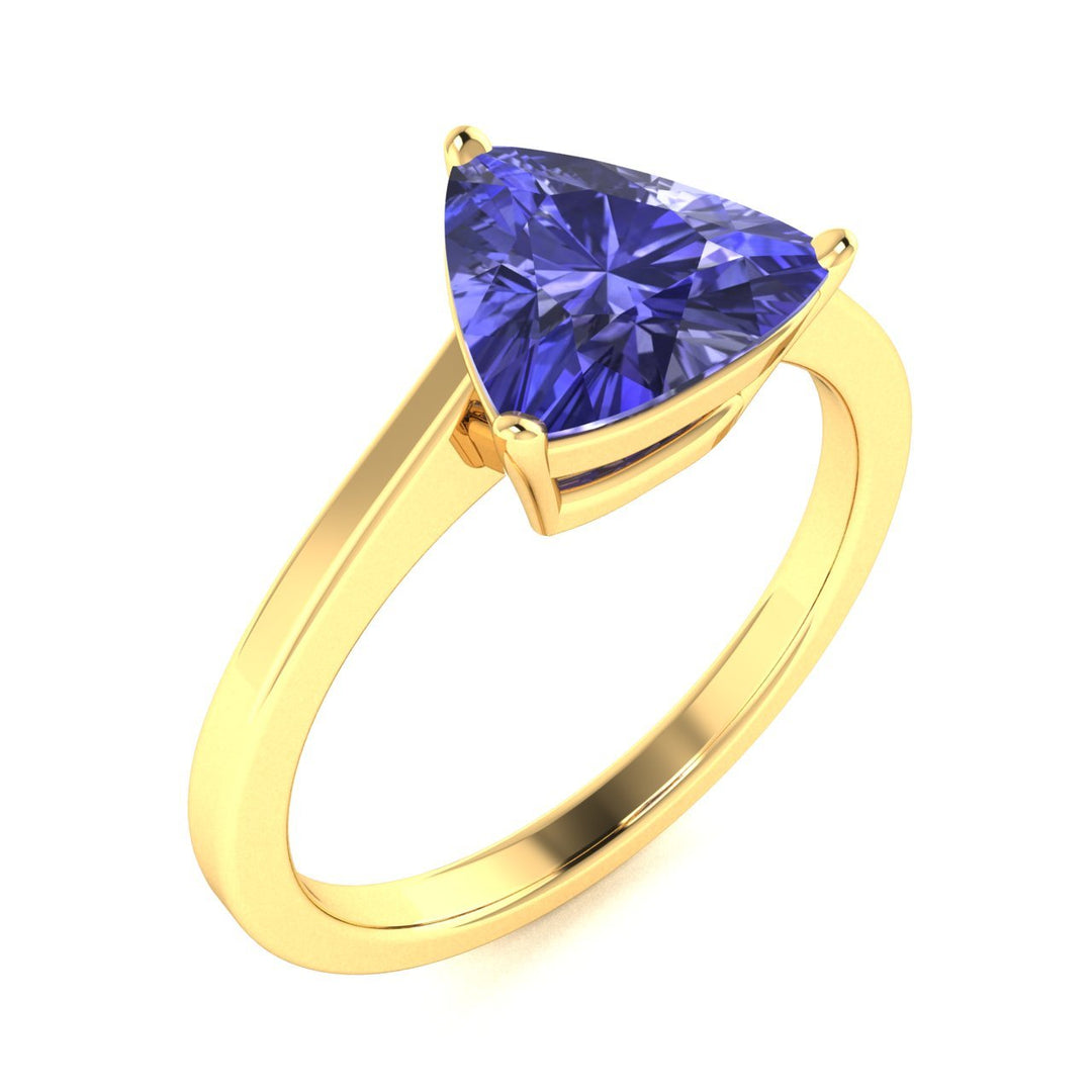 18kt Gold Purple Tanzanite Ladies Ring (Tanzanite 5.50ct)