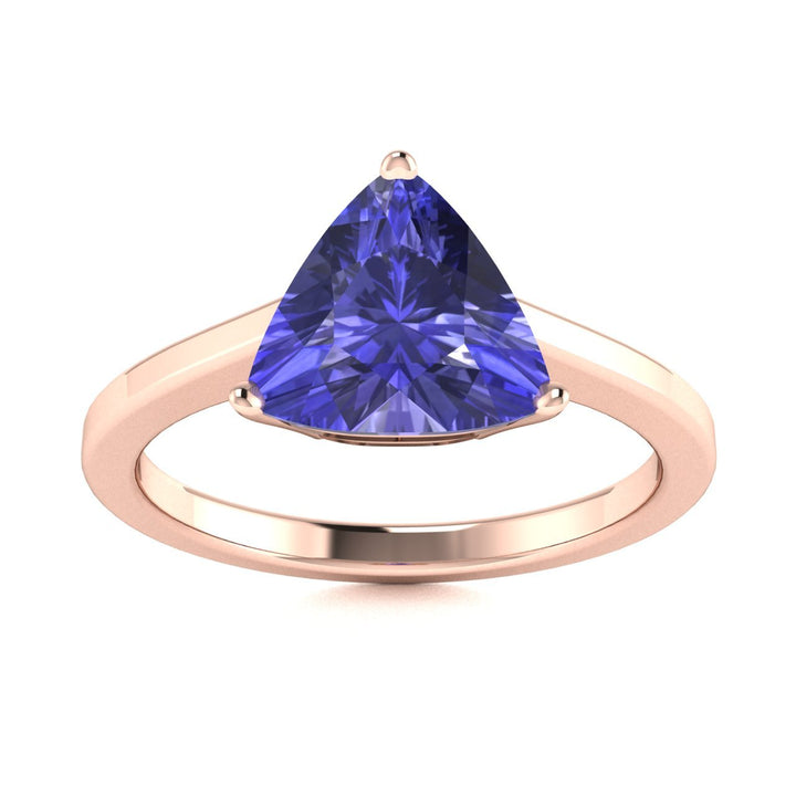 18kt Gold Purple Tanzanite Ladies Ring (Tanzanite 5.50ct)