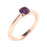 18kt Gold Round brilliant cut Natural Alexandrite Ladies Ring (Alexandrite 0.75ct)