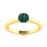 18kt Gold Round brilliant cut Natural Alexandrite Ladies Ring (Alexandrite 0.75ct)
