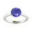 18kt Gold Round Brilliant Cut Solitaire Tanzanite Ladies Ring (Tanzanite 3.00ct)