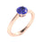 18kt Gold Round Brilliant Tanzanite Ladies Ring (Tanzanite 2.50ct)