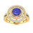 18kt Gold Tanzanite and Diamond Ladies Ring (Tanzanite 1.25ct Diamonds 0.60cts)