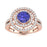18kt Gold Tanzanite and Diamond Ladies Ring (Tanzanite 1.25ct Diamonds 0.60cts)