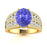 18KT Gold Tanzanite and Diamond Ladies Ring (Tanzanite 2 cts. White Diamond 0.93 cts.)