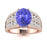 18KT Gold Tanzanite and Diamond Ladies Ring (Tanzanite 2 cts. White Diamond 0.93 cts.)