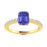 18kt Gold Tanzanite and Diamond Ladies Ring (Tanzanite 2.00ct Diamonds 0.25cts)