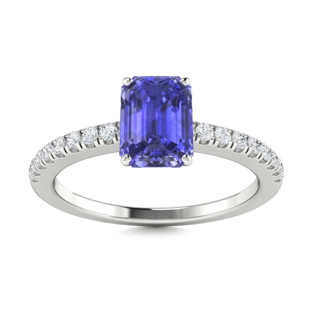 18kt Gold Tanzanite and Diamond Ladies Ring (Tanzanite 2.00ct Diamonds 0.25cts)