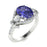 18KT Gold Tanzanite and Diamond Ladies Ring (Tanzanite 2.19 cts. White Diamond 0.59 cts.)