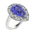 18KT Gold Tanzanite and Diamond Ladies Ring (Tanzanite 2.31 cts. White Diamond 0.28 cts.)