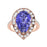 18KT Gold Tanzanite and Diamond Ladies Ring (Tanzanite 2.31 cts. White Diamond 0.28 cts.)