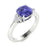 18KT Gold Tanzanite and Diamond Ladies Ring (Tanzanite 2.5 cts. White Diamond 0.16 cts.)