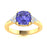 18KT Gold Tanzanite and Diamond Ladies Ring (Tanzanite 2.5 cts. White Diamond 0.16 cts.)