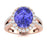 18kt Gold Tanzanite and Diamond Ladies Ring (Tanzanite 4.25ct Diamonds 0.50cts)