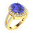 18kt Gold Tanzanite and Diamond Ladies Ring (Tanzanite 4.25ct Diamonds 0.50cts)