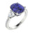 18KT Gold Tanzanite and Diamond Ladies Ring (Tanzanite 6.51 cts White Diamonds 0.72 cts)