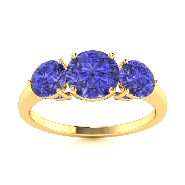 18KT Gold Tanzanite Ladies Ring (Tanzanite 1.16 cts.)