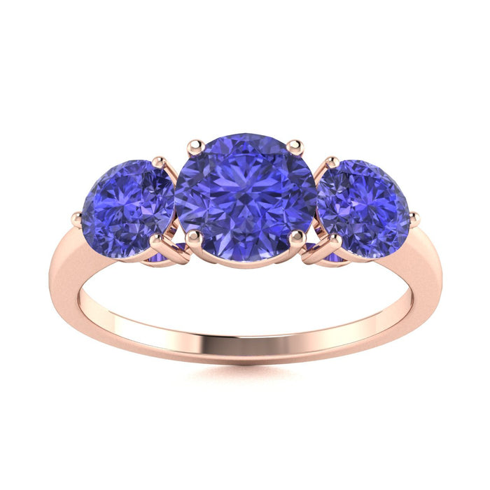 18KT Gold Tanzanite Ladies Ring (Tanzanite 1.16 cts.)