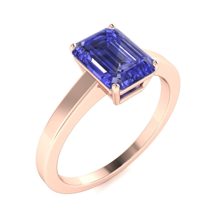 18KT Gold Tanzanite Ladies Ring (Tanzanite 3.38 cts)