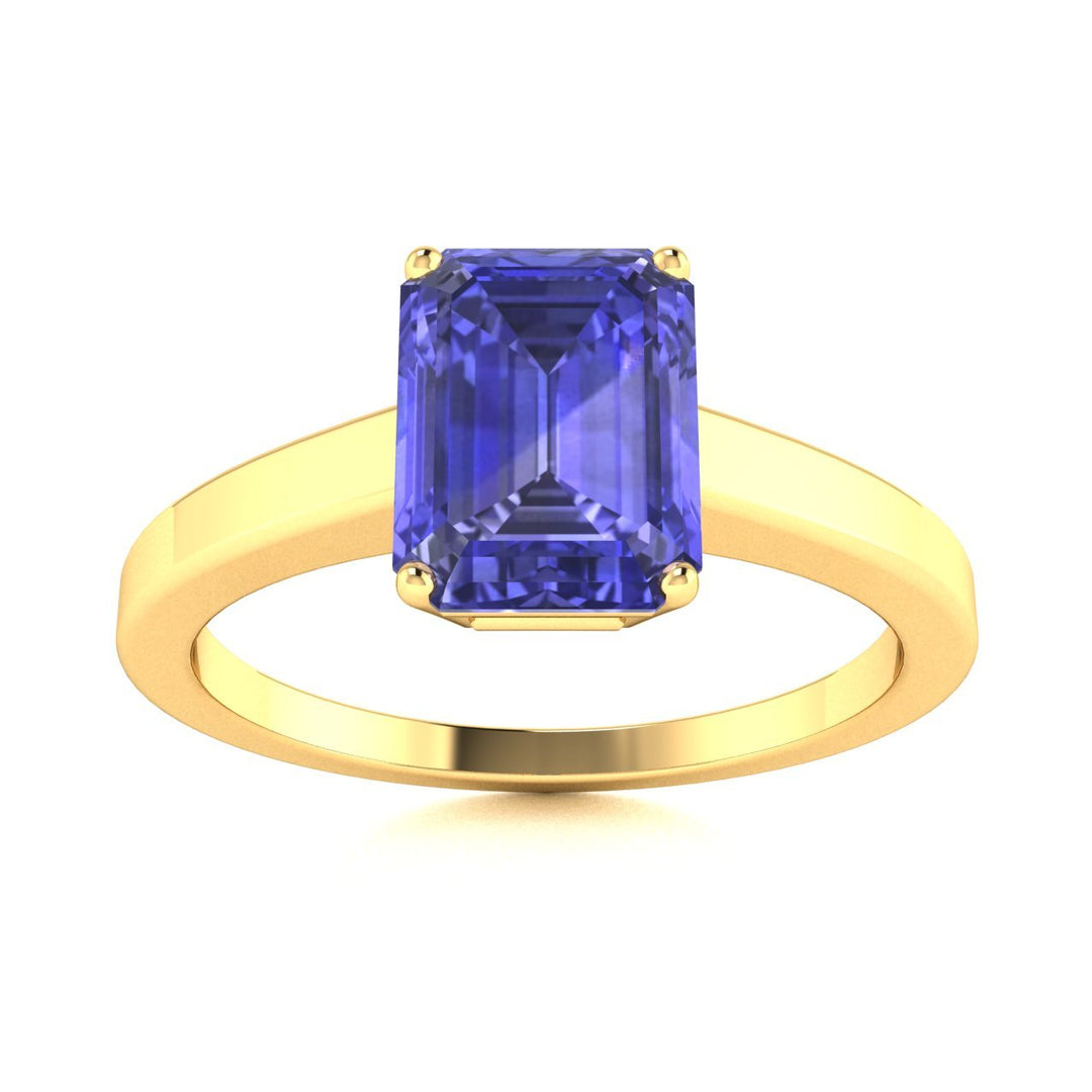18KT Gold Tanzanite Ladies Ring (Tanzanite 3.38 cts)