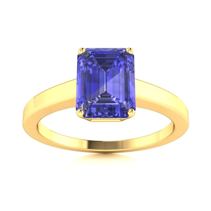 18KT Gold Tanzanite Ladies Ring (Tanzanite 3.38 cts)