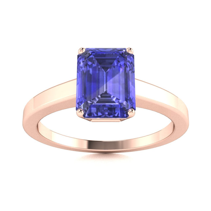 18KT Gold Tanzanite Ladies Ring (Tanzanite 3.38 cts)