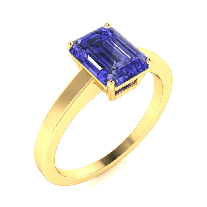 18KT Gold Tanzanite Ladies Ring (Tanzanite 3.38 cts)