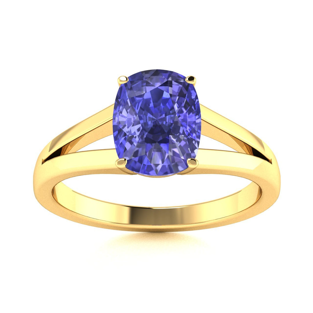 18KT Gold Tanzanite Ladies Ring (Tanzanite 3.80 cts)