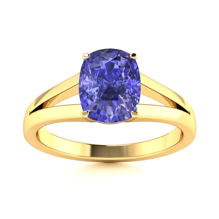 18KT Gold Tanzanite Ladies Ring (Tanzanite 3.80 cts)