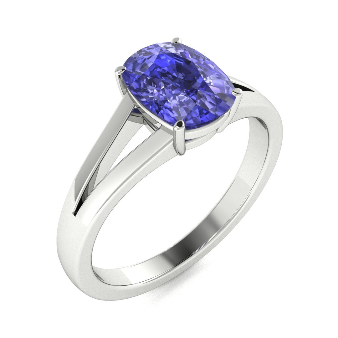 18KT Gold Tanzanite Ladies Ring (Tanzanite 3.80 cts)