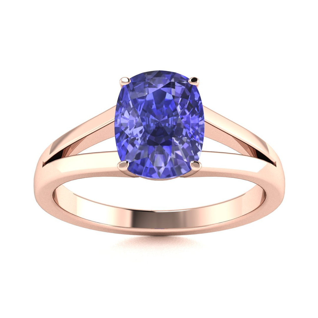 18KT Gold Tanzanite Ladies Ring (Tanzanite 3.80 cts)