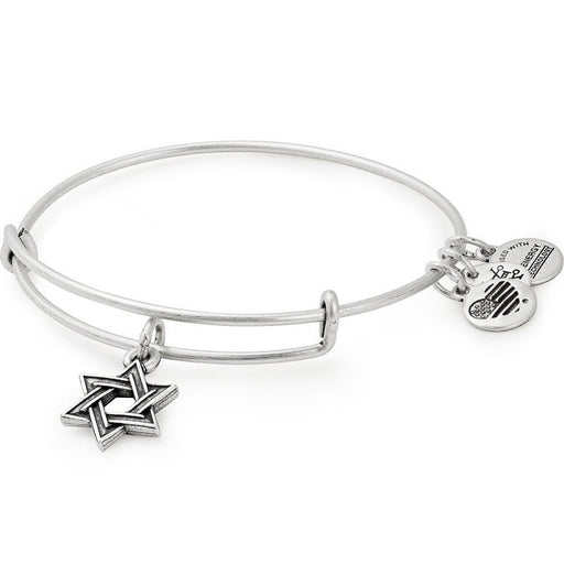 ALEX AND ANI Star of David Charm Bangle